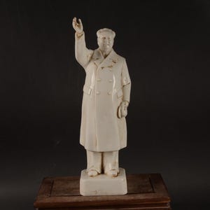 Chinese Art collection Cultural Revolution Chairman MAO Porcelain statue