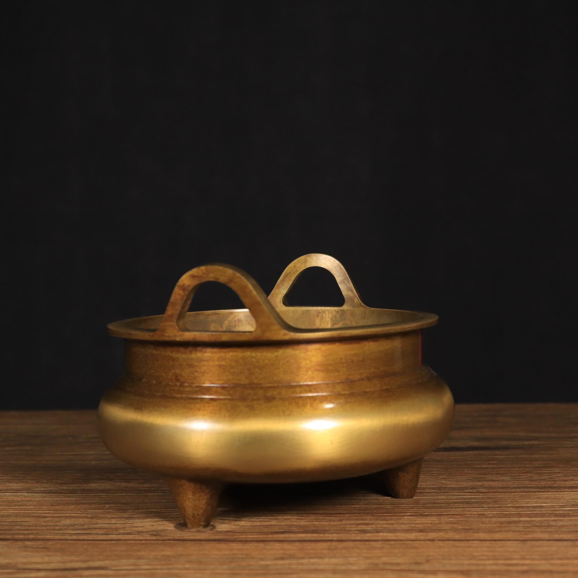 三脚香炉：中国製丁真鍮香炉 - Etsy 日本