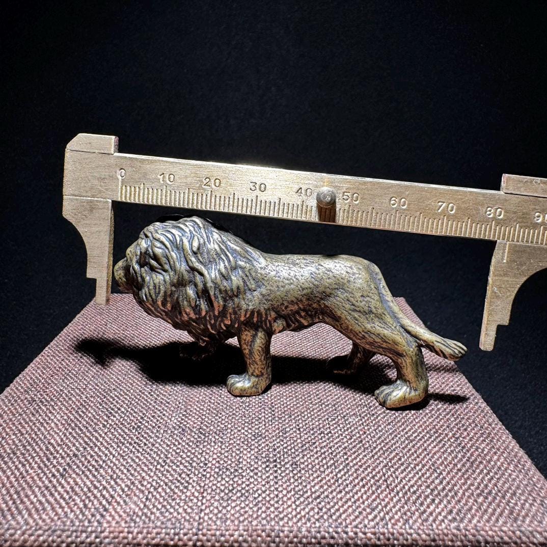 中国のアンティーク銅製の雄大な獅子像 - Etsy 日本