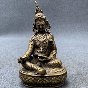 Chinese ancient Tibetan bronze Buddha collection art