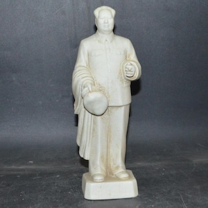 Art collection Chinese Cultural Revolution Chairman MAO Porcelain statue