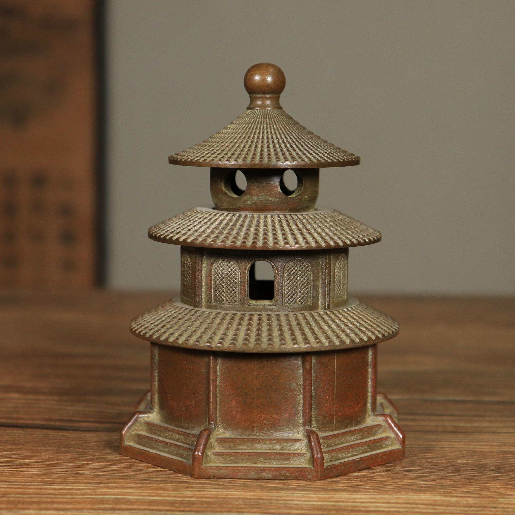 アンティーク中国青銅天壇香炉：段塔香炉 - Etsy 日本