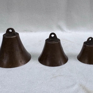 Tibetan Brass Bells: Handmade Bronze Sound Healing, Meditation, Home Decor