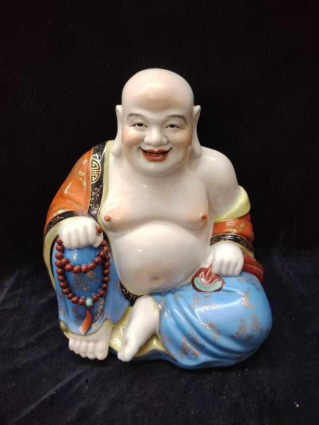 中国　耀州窯　青磁　仏像　人物像　置物　C　R6381 alb153420_0.jpg