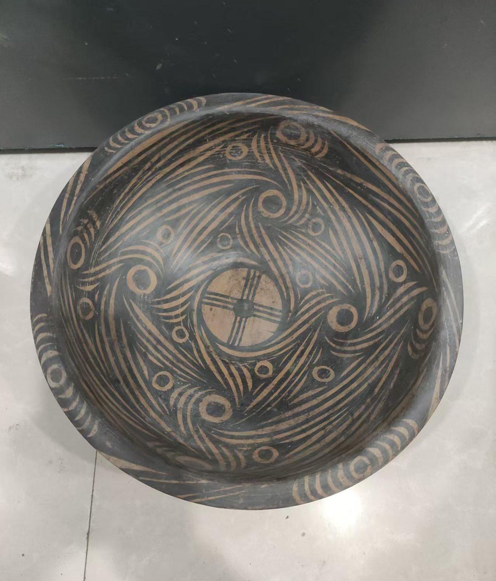 chinese-antique-neolithic-majiayao-culture-pottery-basin-bowl-etsy
