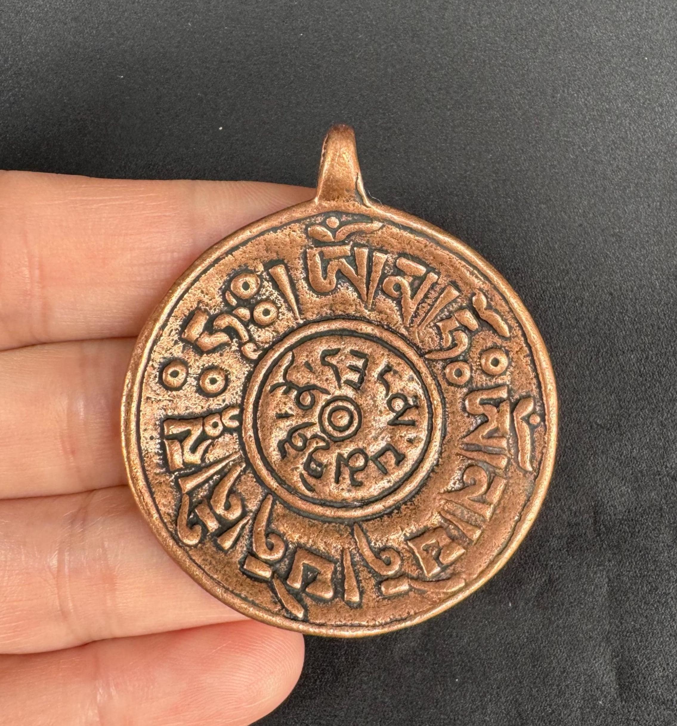 Touchstone Braccialetto spirituale budha meravigliosamente intrecciato filo martellato guarigione magnetica rame pace chakra yoga meditazione mantra gioielli per donna Rame 2
