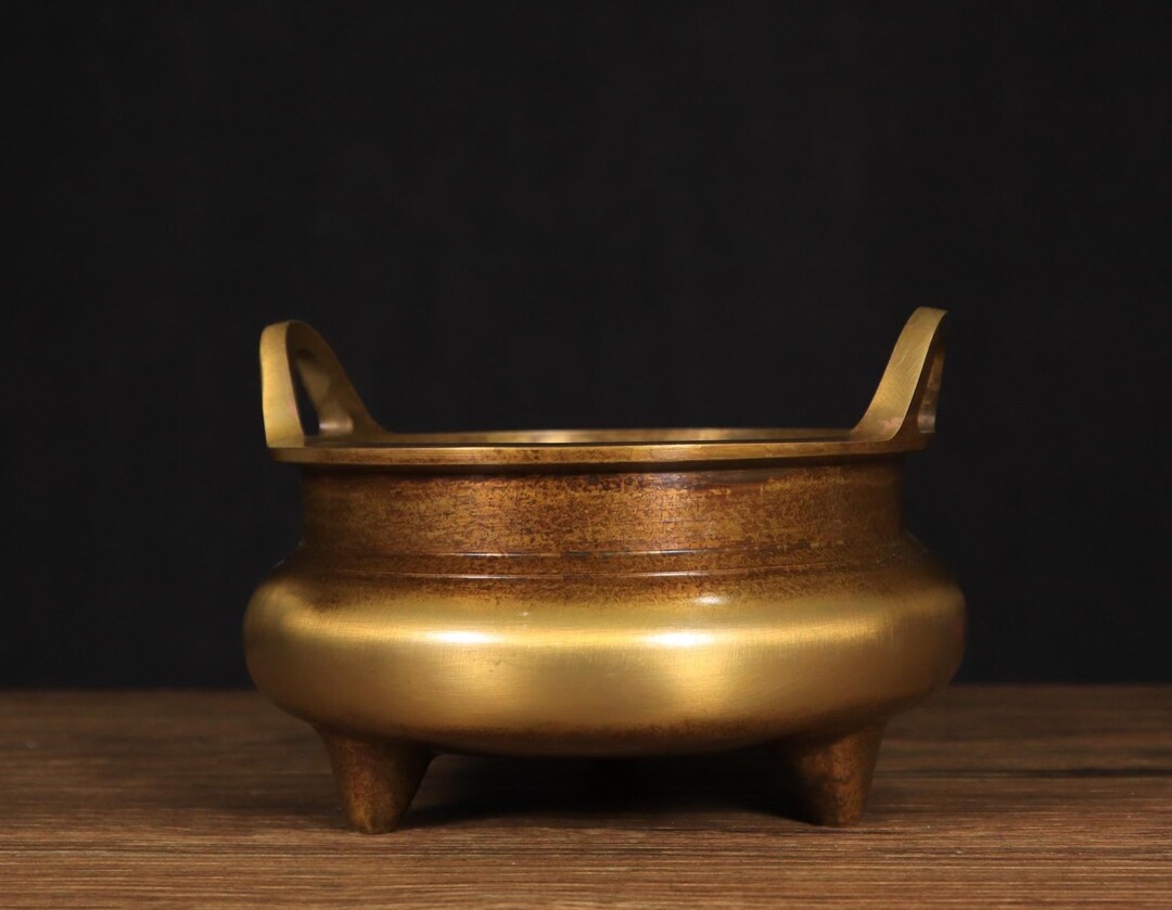 三脚香炉：中国製丁真鍮香炉 - Etsy 日本