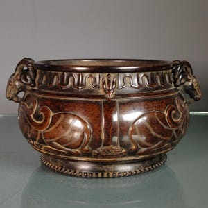 Antique Copper Incense Burner: Buddhist Altar Censer, Feng Shui Decor