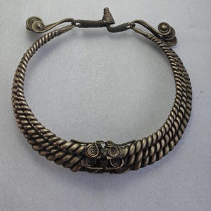 Handmade Miao Silver Necklace: Dragon Art, Guizhou China