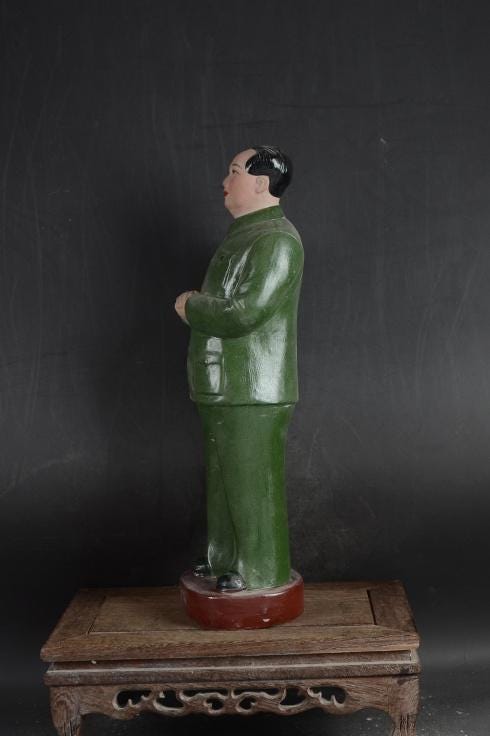 中国文化大革命美術コレクション 磁器製毛沢東像 - Etsy 日本