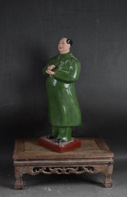 毛沢東主席フィギュア 中国文化大革命 アンティーク 置物Mao Tse-tung