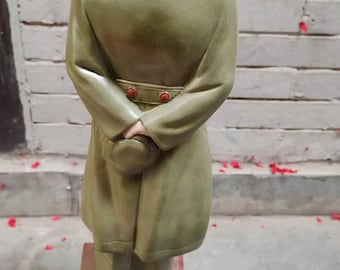 中国美術コレクション 磁器製毛沢東像 - Etsy 日本