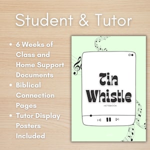 Tin Whistle Notebook