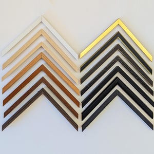 Custom made to order wood picture frame for canvas oil painting