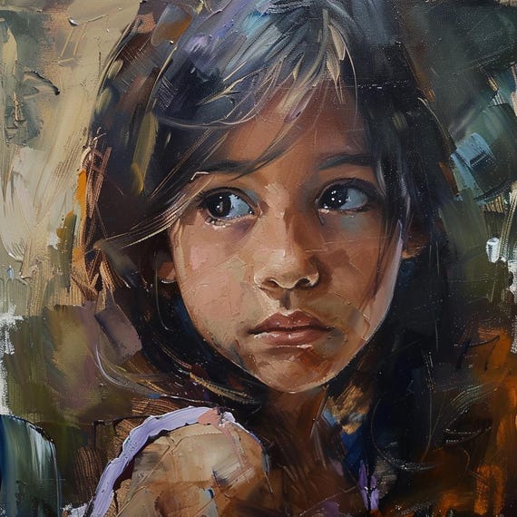 Custom Portrait Oil Painting on Canvas: Handmade Art From Photo - Etsy