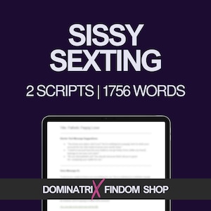 Lot de scripts de sexting Sissy | 2 scripts de poule mouillée humiliants avec des idées de PPV et des messages vocaux pour commencer | Téléchargement numérique instantané