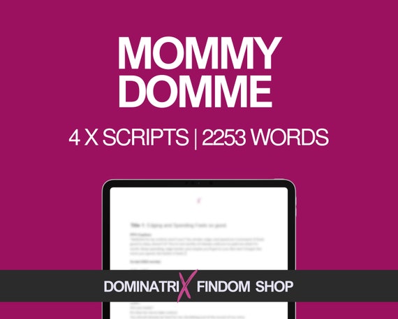 Mommy Domme Video Scripts Bundle | 4 Sensual & Dominating Mommy Roleplay Scripts with PPV Captions | Instant Digital Download for OnlyFans