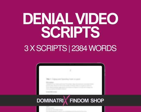 Tease and Denial Video Scripts Bundle | 3 Seductive Scripts with PPV Captions | Instant Digital Download for OnlyFans