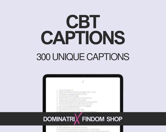 300 CBT Captions Bundle, Intense and Dominating Phrases for Cock and Ball Torture, Perfect for Dommes