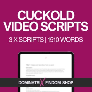 Pakiet scenariuszy filmów o rogaczach | 3 upokarzające scenariusze filmów o rogaczach z napisami PPV | Natychmiastowe pobranie cyfrowe dla OnlyFans