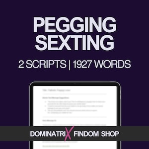 Lot de scripts de sextage pour rattachement | 2 scripts de rattachement dominants avec des idées de PPV, des messages de démarrage pour les messages vocaux | Téléchargement numérique instantané