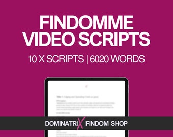 Findomme Video Scripts Bundle | 10 Financial Domination Scripts with PPV Captions | Instant Digital Download for OnlyFans