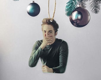 Stinky Face Edward Vampire Meme, kerstversiering, handgemaakt wandaccessoire, ornament Edward