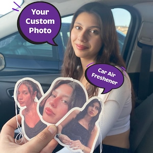 Photo Car Air Freshener | Personalized Gift | Custom photo Car Air Freshener | Custom Air Freshener For Car | Personalized Gifts