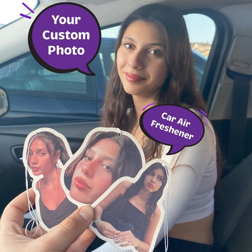 Custom Photo Car Air Freshener: Personalized Couple Gift | Custom Air Freshener | Christmas Gift | Personalized Gift