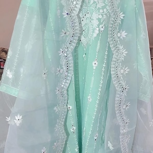 Pakistani Salwar Kameez for Women - Traditional South Asian Dress - Formal Eid, Wedding & Party Wear Outfit - Size Large