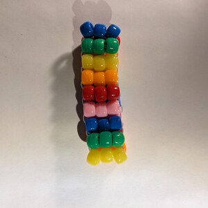 Rainbow Kandi Ladder Cuff