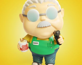 Chibi Taro Sakamoto STL | Sakamoto Days 3D Print File | Cute Anime Model for 3D Printing