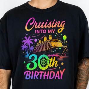 30th Birthday Cruise Design: Matching Group Outfit SVG PNG (Digital Download)