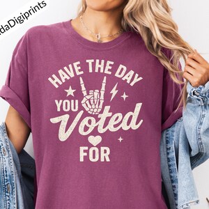 Diseño político sarcástico: El día por el que votaste (PNG, SVG)