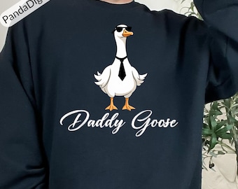 Funny Daddy Goose SVG: Silly Dad Joke Design (Digital File)