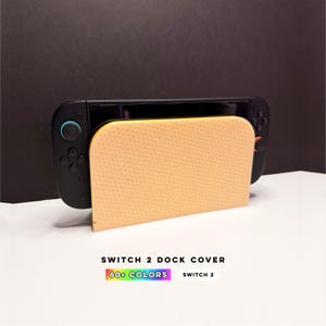 Switch 2 Dock Cover | Custom Dock Shell Compatible with Switch Console | 60+ Color Options Two-Tone Designs