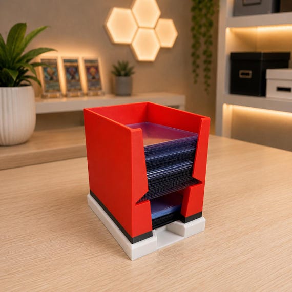 card sleeve dispenser 3D Printed TCG Sports Cards 3-in-1 Penny