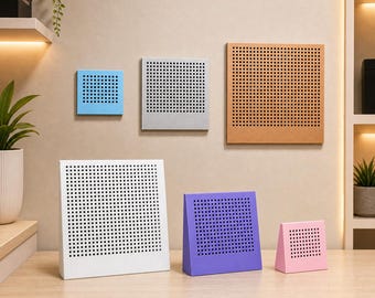 Tablero cuadrado para exhibición de pines / Organizador de pines esmaltados impreso en 3D / Para pared o escritorio / Exhibidor para coleccionistas de pines