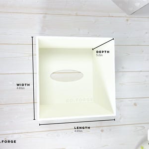 Porta fazzoletti a forma di cubo geometrico / Decorazione moderna e minimalista / Porta fazzoletti immagine 11