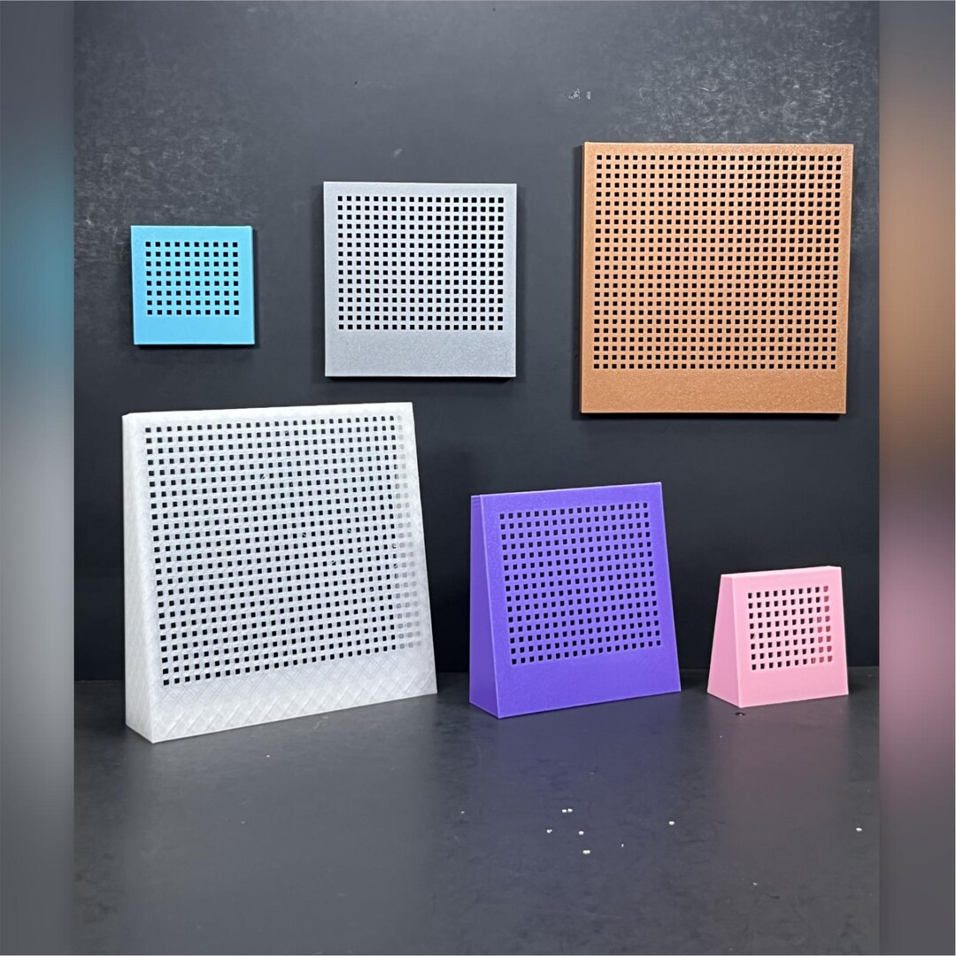 Square Pin Display Board | 3D Printed Enamel Pin Organizer | Wall or ...