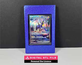 Top Loader Card Frame STL (Personal Use License) | Card Wall Display Mount | Digital Download