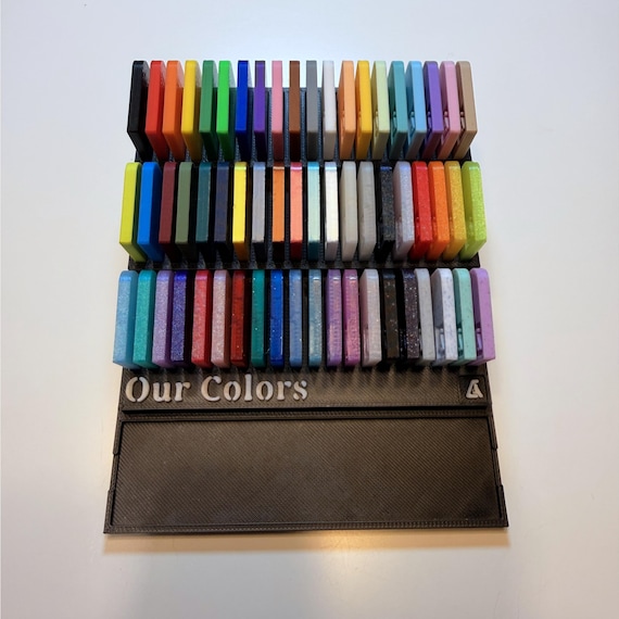PLA Filament Color Swatches | 3D Printer Sample Pack | Custom Color Chips