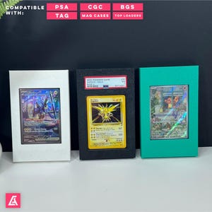 Sammelkarten Wandrahmen - 37 Farben. Passend für Psa, Cgc, Tag, Bgs, TopLoaders, und Magnetische Hüllen (35pt).