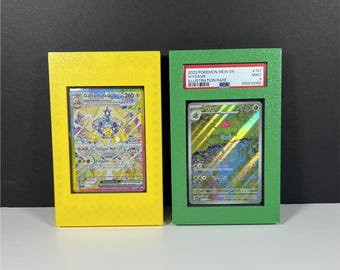 PSA Graded Card Display Frame – Holds 6 Slabs – UV Protection, Wall Mount, The Photo Touch