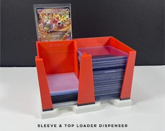 TCG Card Organizer | Sleeves, Top Loaders | Grading Prep Station - Etsy
