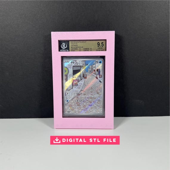 BGS Slab Display Frame STL | Graded Card Wall Mount Digital 3D Print File - Etsy BGS Slab Display Frame STL | Graded Card Wall Mount Digital 3D Print File - Etsy