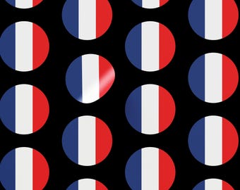 French Flag Stickers – Patriotic France Decals for Proud French
