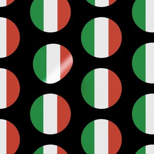 Adesivi con la bandiera italiana – Adesivi patriottici dell&#39;Italia per orgogliosi italiani
