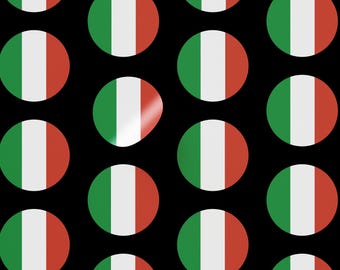 JBCD – Confezione Da 2 Toppe Della Bandiera Italiana Con Chiusura A Gancio (Velcro), 8x5 Cm, Per Abbigliamento E Accessori