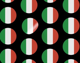 JBCD – Confezione Da 2 Toppe Della Bandiera Italiana Con Chiusura A Gancio (Velcro), 8x5 Cm, Per Abbigliamento E Accessori